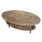 Alaterre Furniture Rustic - Reclaimed Oval Coffee Table, Driftwood ARSA1625 - alternate 1
